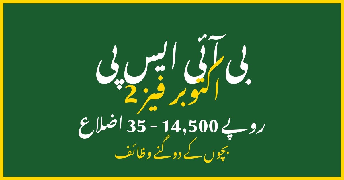 BISP 8171 October 2026 Phase 2 – 35 Districts List, Rs. 14,500 Payment ...
